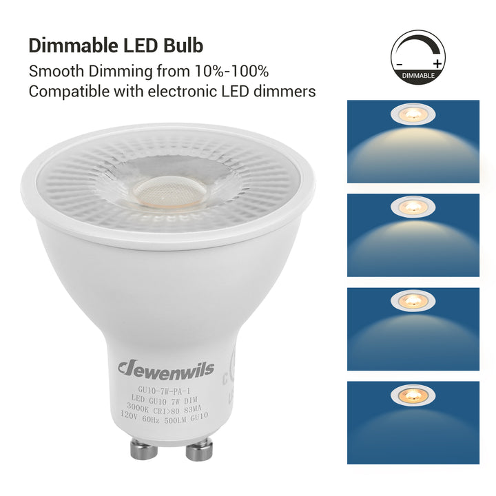 Ampoule LED GU10 7W 3000K Dimmable par Excloosiva