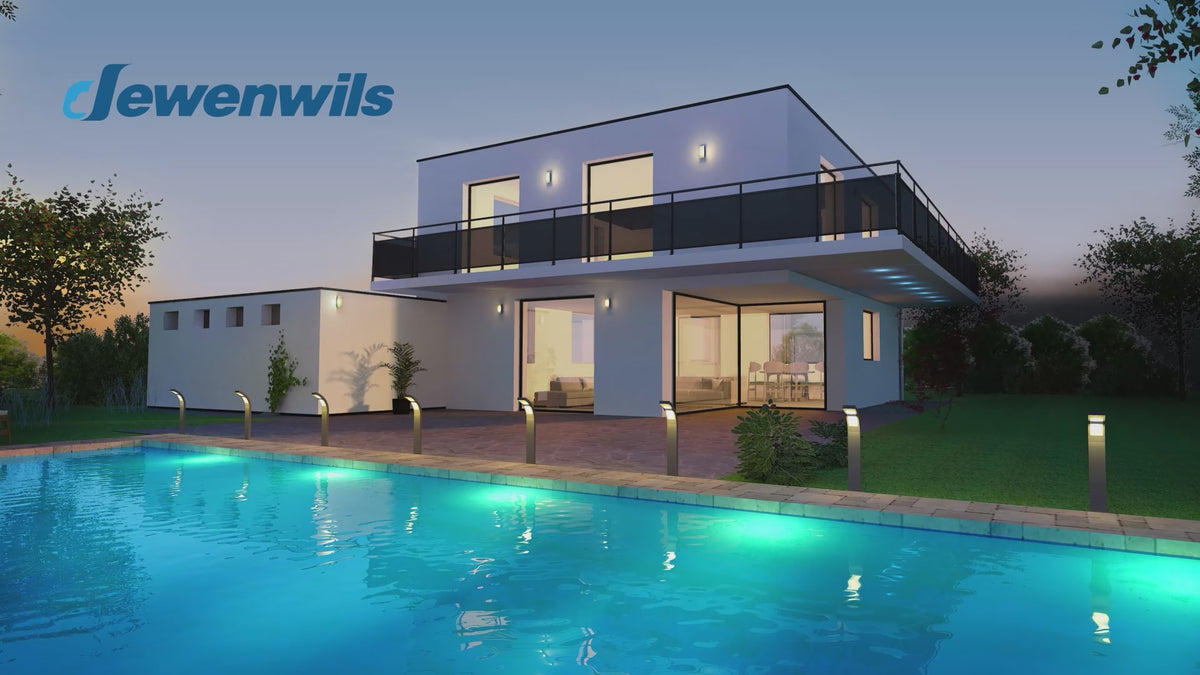 Load video: DEWENWILS 100W Pool Light Transformer, 120V AC to 12V/13V/14V AC, Multi-tap Low Voltage Transformer for Swimming Pool Lighting, Spa, Landscape &amp; Fountain Lights, Outdoor Lighting Products-F1SHOSL07A