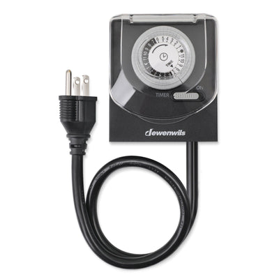 DEWENWILS Outdoor Waterproof Timer with Outlets for Lamps, ponds ...