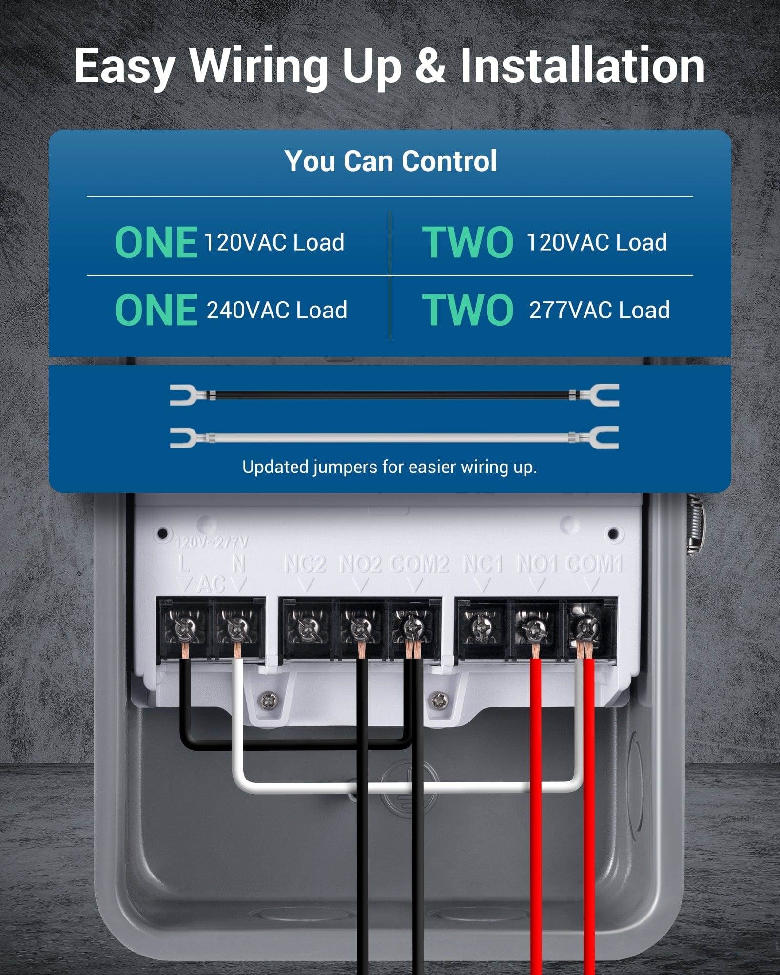 Pool Pump Timer designed for easy wiring and installation, simplifying the setup process for managing your outdoor heavy-duty pool equipment.